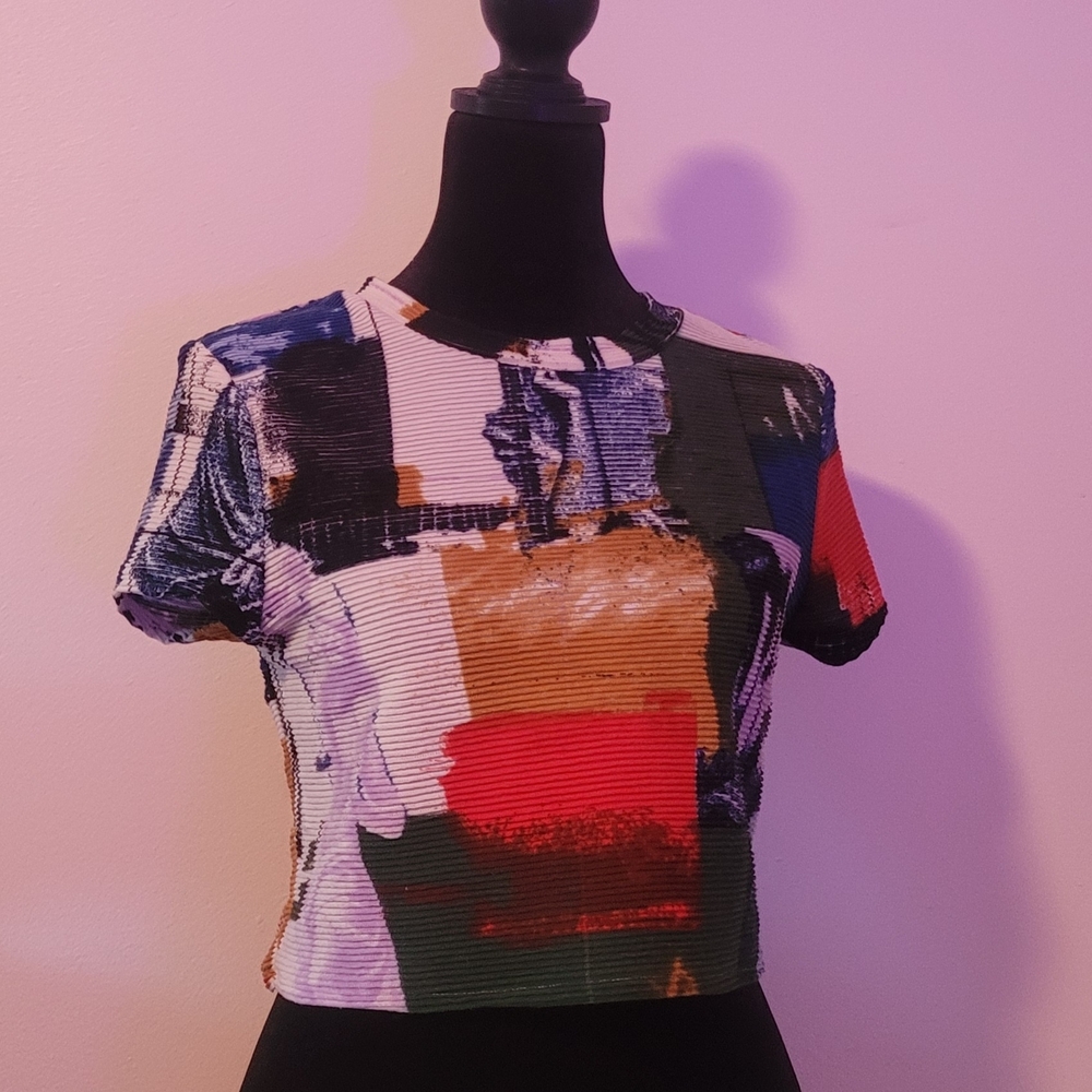 Abstract Print Women's Top